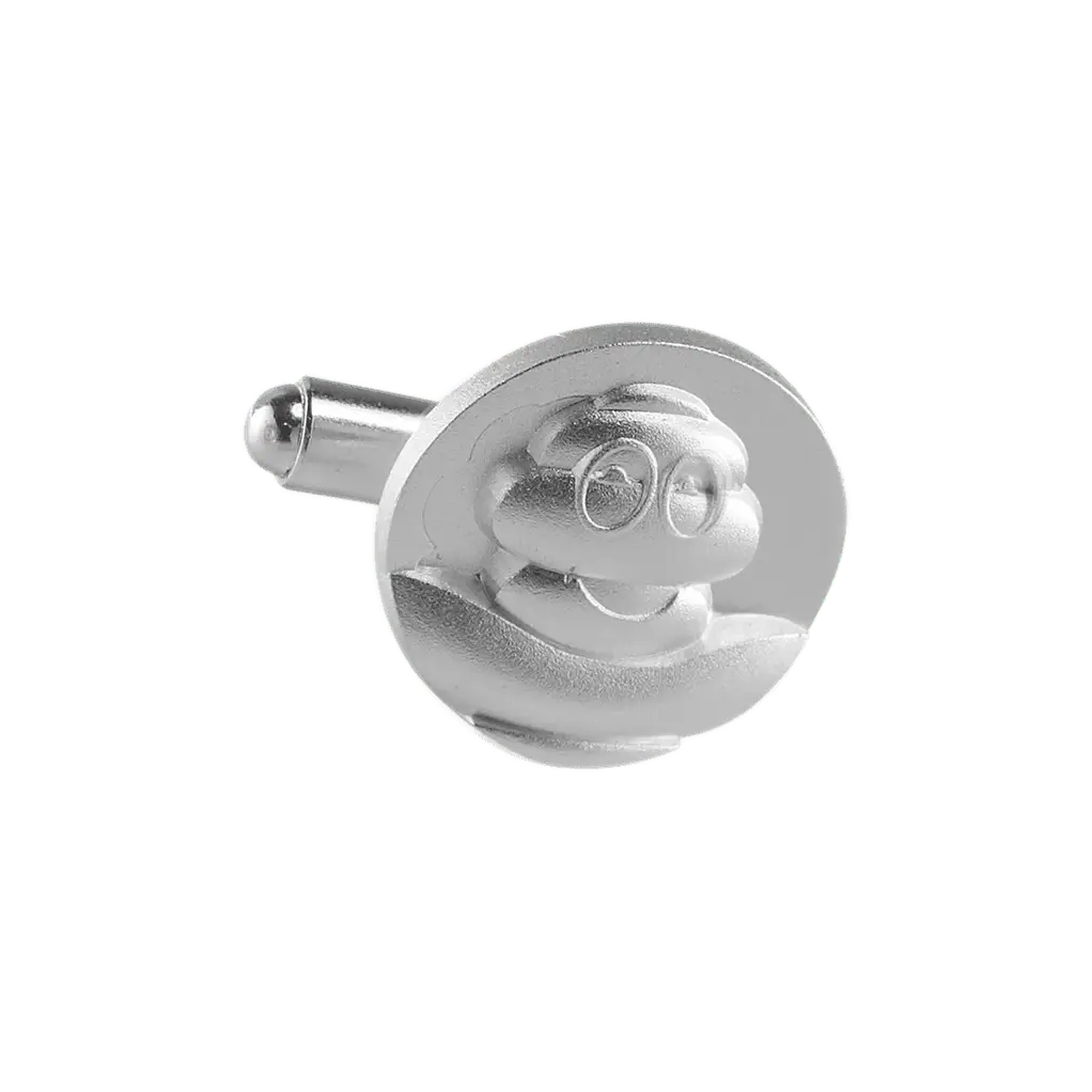 Boutons de manchettes - Bib Monocle (argent) (2) - MICHELIN COLLECTORS
