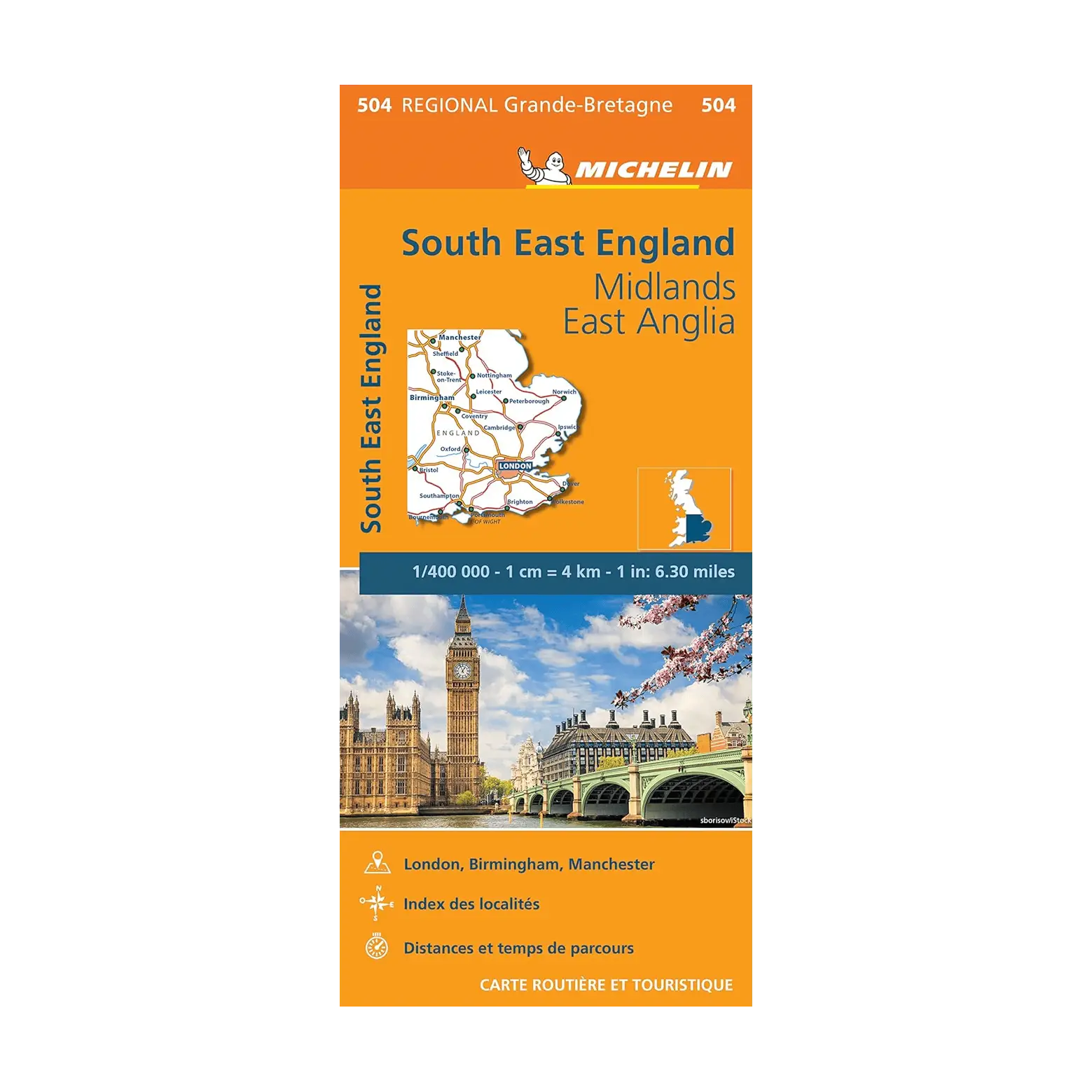 CR 504 South East England - cartes et guides Michelin