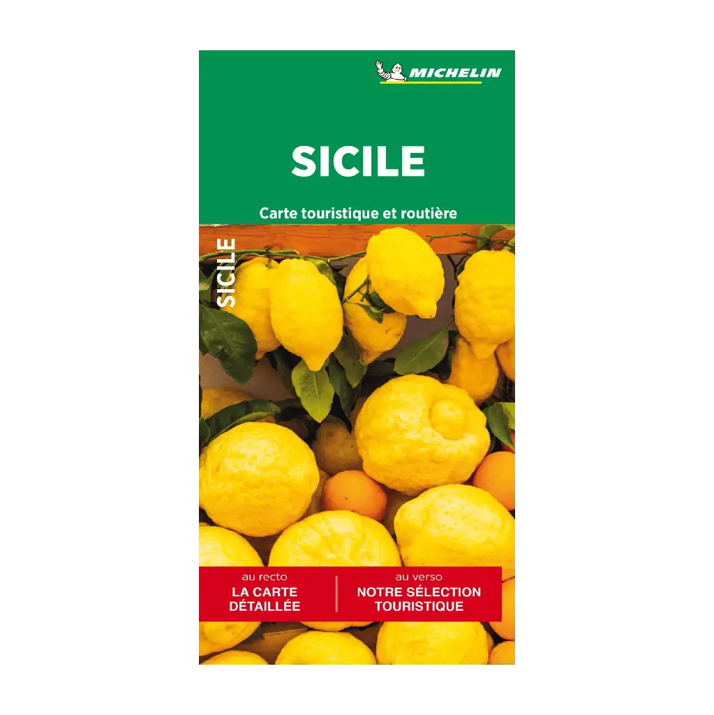 Carte Routière Touristique Sicile - Cartes et guides Michelin