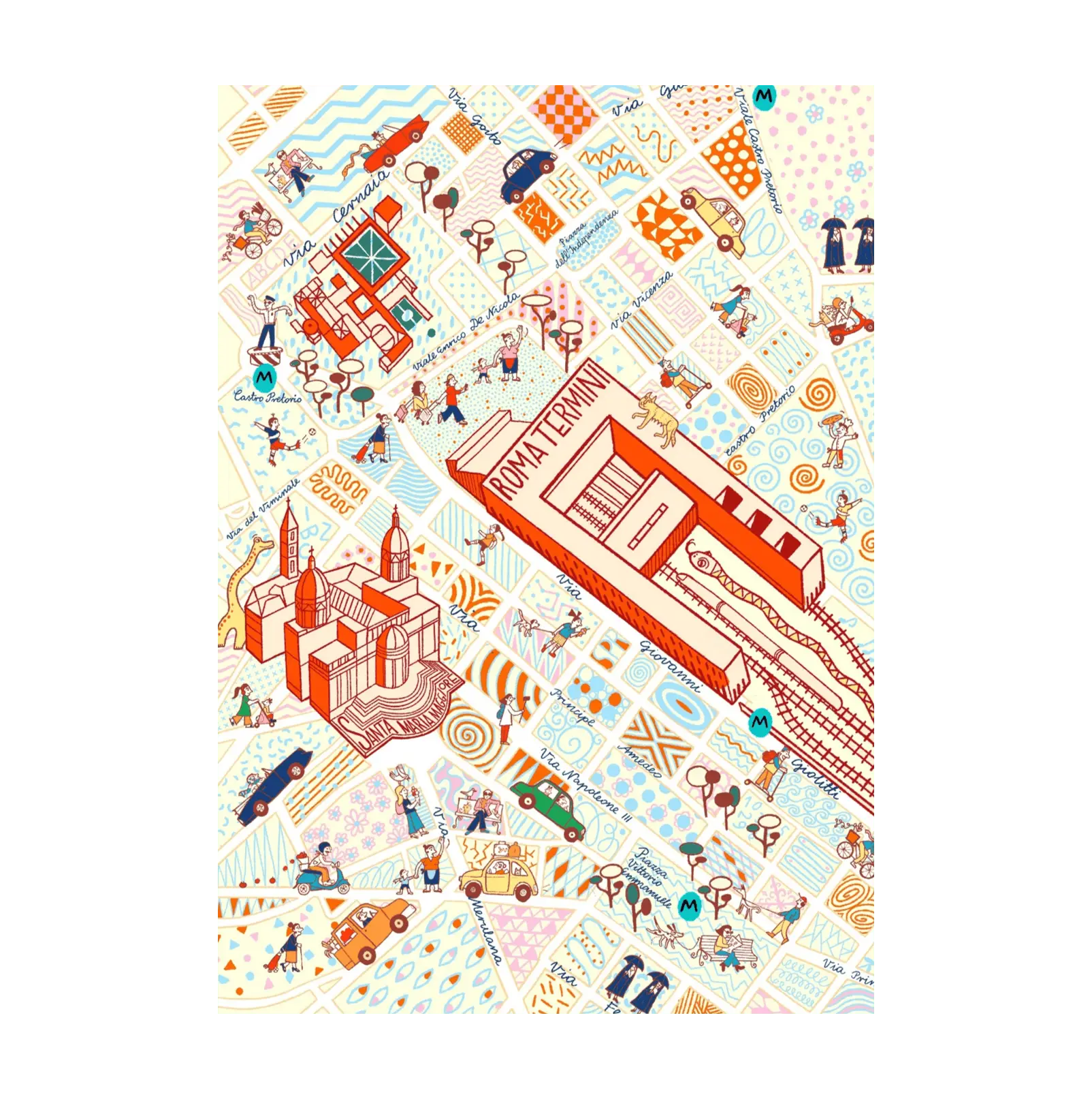 Ma carte cherche et trouve Rome