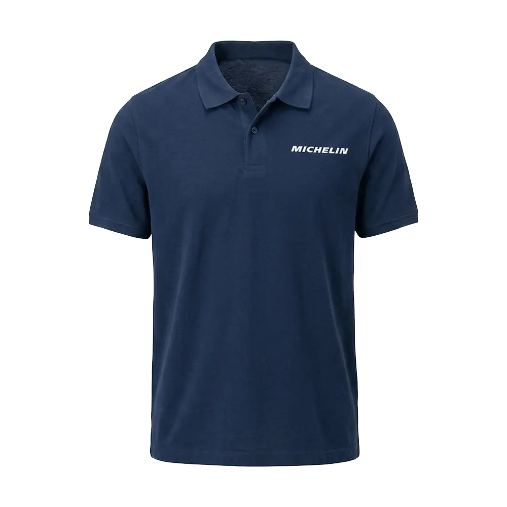 Polo Homme Michelin bleu – textile Michelin