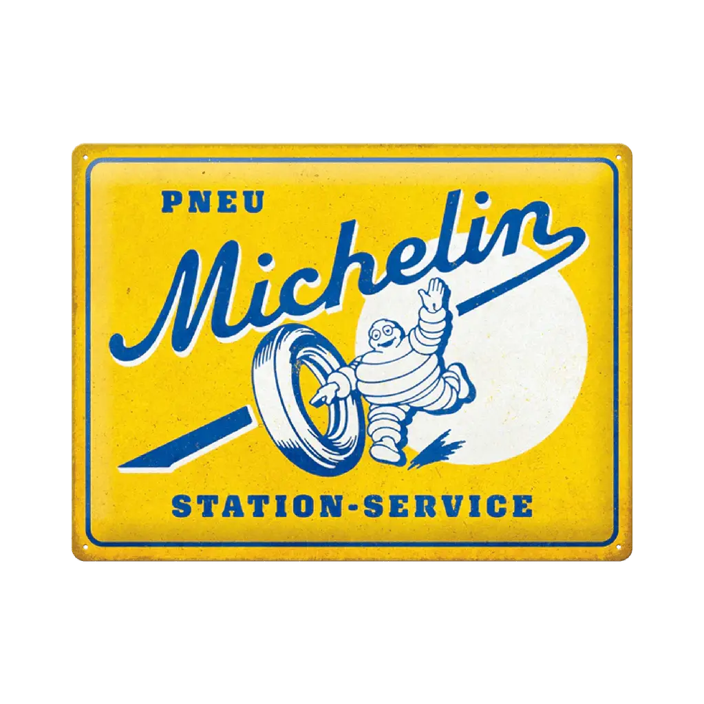 Plaque Michelin Station service