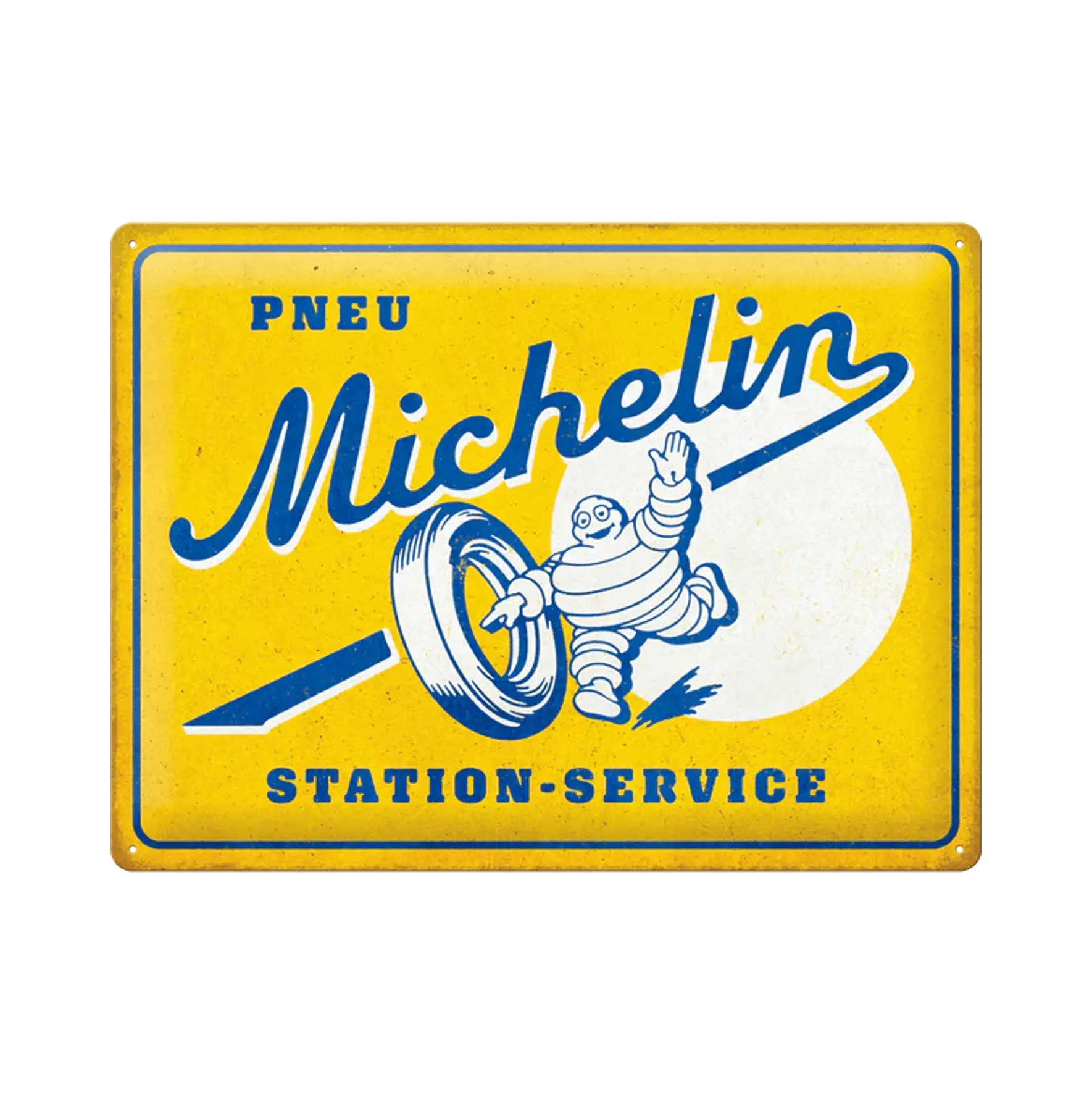 Plaque Michelin Station service
