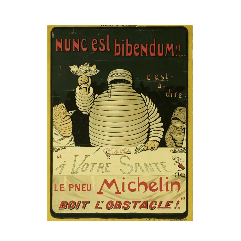 affiche nunc est bibendum - SOUVENIR
