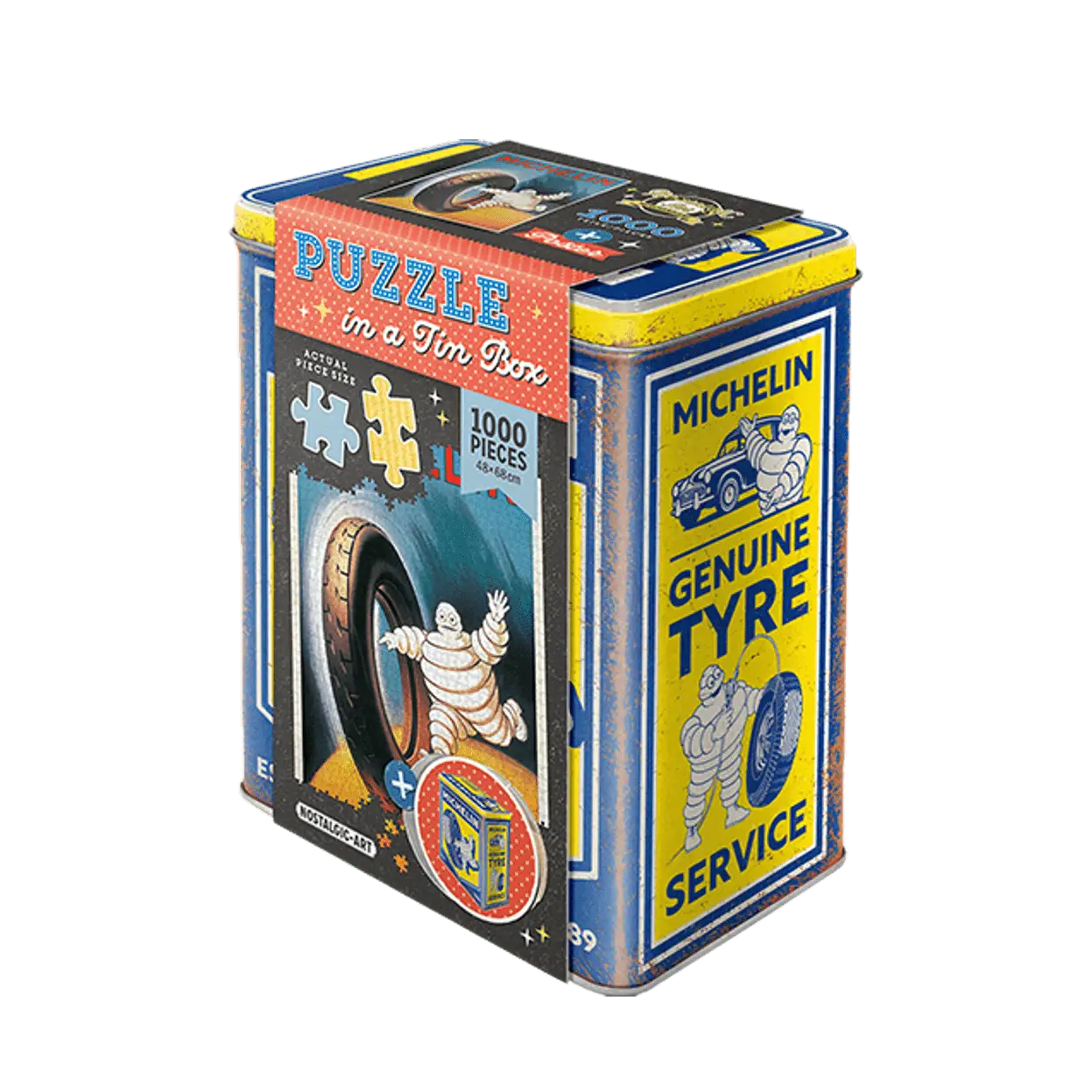Boîte métal Bibendum Pneu puzzle