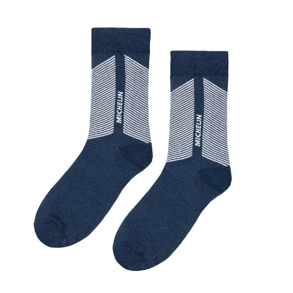 chaussettes bleu Michelin