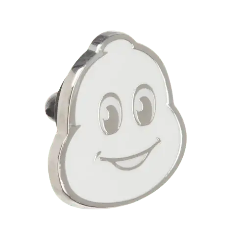 Pins tête Bibendum - accessoires Michelin
