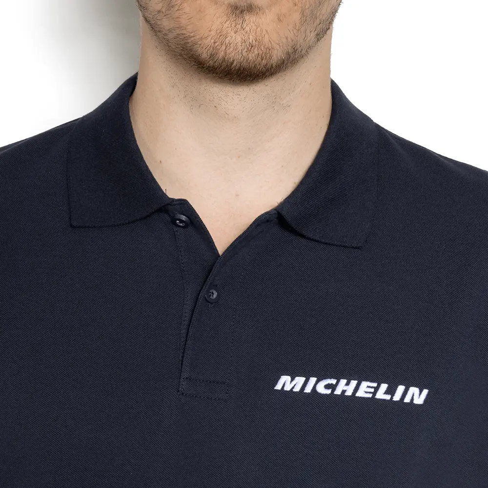 Polo Homme Michelin bleu – textile Michelin