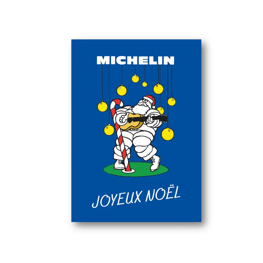 Recto carte Noël Bibendum